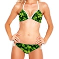 thumbnail image 2 of Saint Patrick's Day Detachable Sponge Adjustable Strap Bikini Set Two-Pack Swim Suits - Ideal for Beach and Pool Scenes, 2 of 6