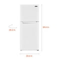 thumbnail image 2 of Magic Chef 10.1-cu. ft. Refrigerator with Top Freezer in White, 2 of 11
