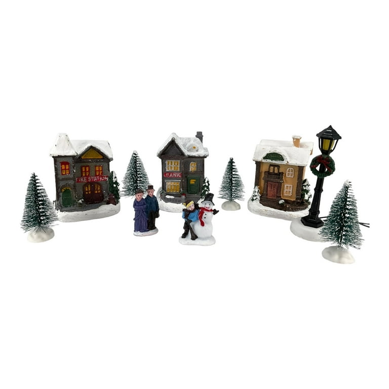 Village de Noël lumineux Marché de Noël - Village de Noel