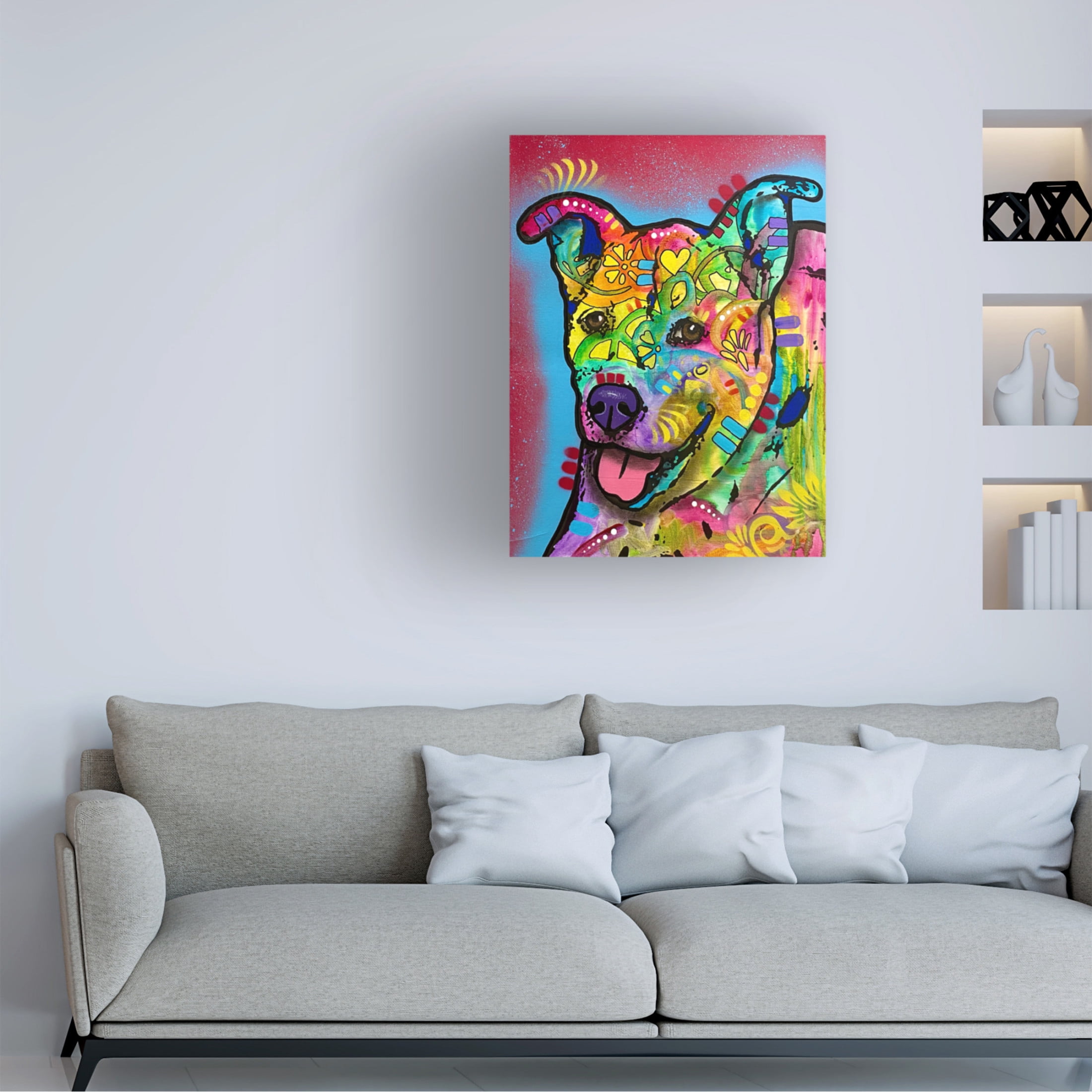 Canvas Wall Art - Dean Russo 'Awwww Yeah' Wall Art for Living Room, Bedroom, or Office Décor by Trademark Fine Art - 18 x 24 Inches