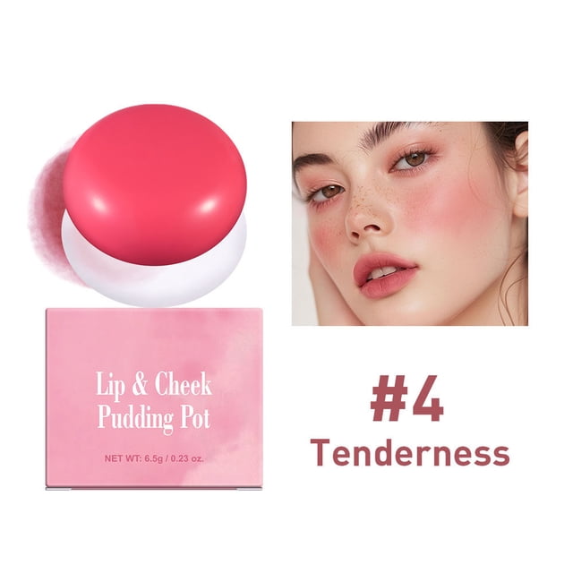 Dvkptbk colorful blusher Blush Sandwich Blush StickLips and CheeksNatural Makeup Holding Highlighting Gradual Rouge Blush Balm