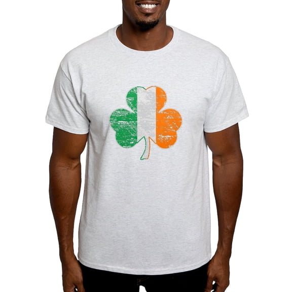 CafePress - Vintage Irish Flag Shamrock T Shirt - Men's Classic Graphic T-Shirt