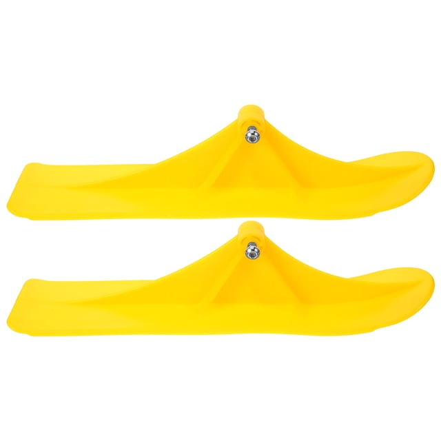 HORIALENCE 1Set Snow Scooter Ski Sled Yellow Scooter Conversion Kit for Outdoor Winter Fun
