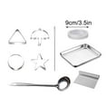 thumbnail image 2 of TOPRenddon Korean Sugar Candy Making Tools, 11PCSStainless Steel Cookie Cutters Biscuit Molds, Squid Sugar Game Kit, Umbrella Triangle Star Round Baking Cake Molds for Party Squid Sugar Game Cookie, 2 of 5