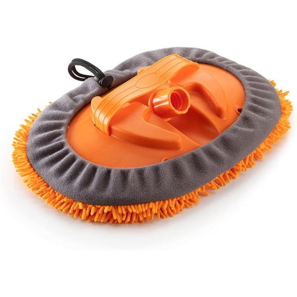 EXTEND-A-REACH Wall Duster Car Duster Chenille Microfiber Cleaning Head // Use by Hand or as Extension Pole Attachment (Pole Sold Separatel