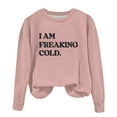 thumbnail image 6 of Uxgjfwu Size 6 Shirts Girls Crewneck Oversized Sweatshirt Kids Fashion Long Sleeve Pullover Tops 1-12 Years, 6 of 7