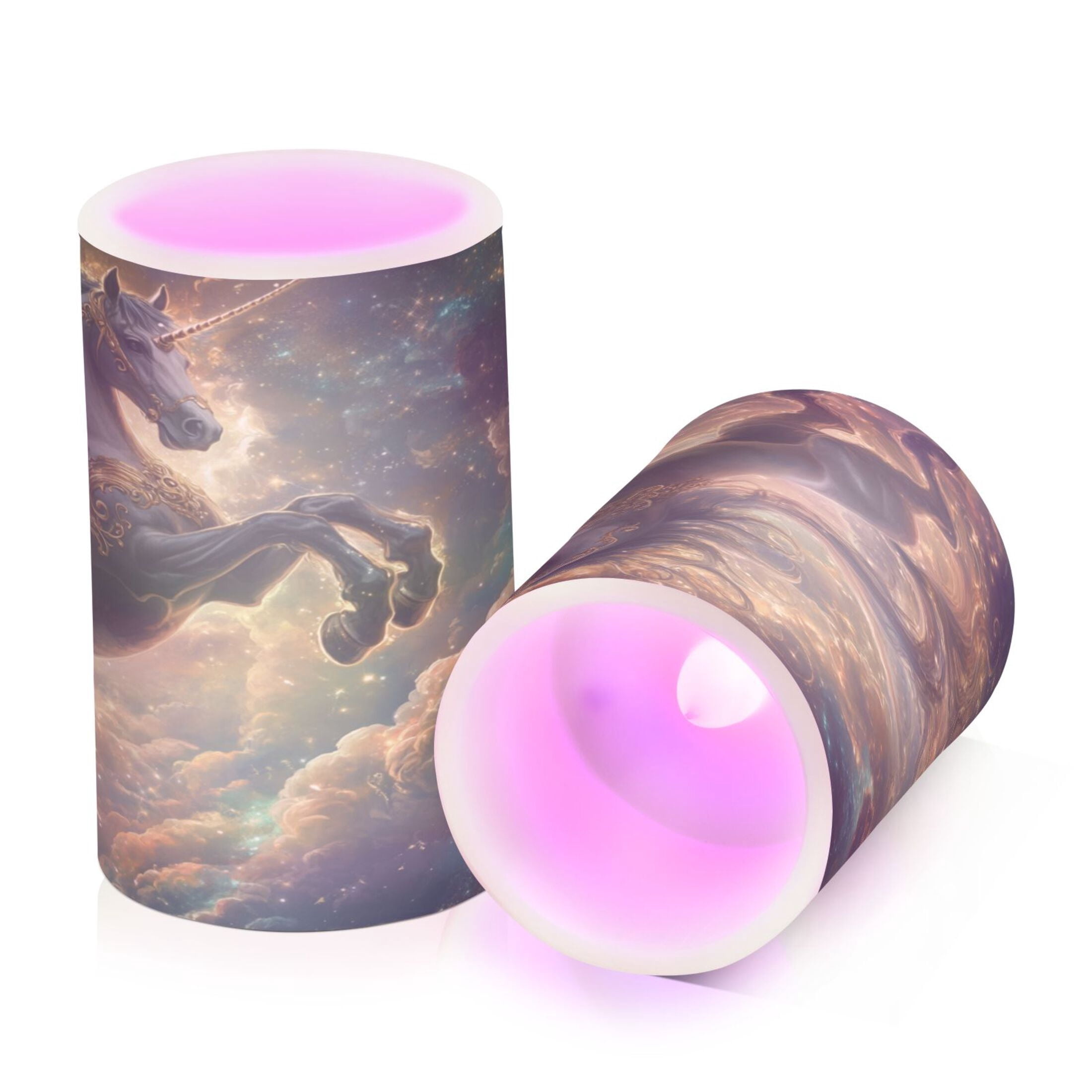2 PCS Flameless Candles with Remote Timer LED Battery Operated Flickering Candle Light for Wedding Table Home Decoration Gifts Noble and Elegant Horse