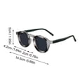 thumbnail image 3 of Lunettes de Soleil Rétro - Tendance Mode de Luxe, Anti-Ultraviolets, Convenant aux Hommes et aux Femmes, 3 of 8