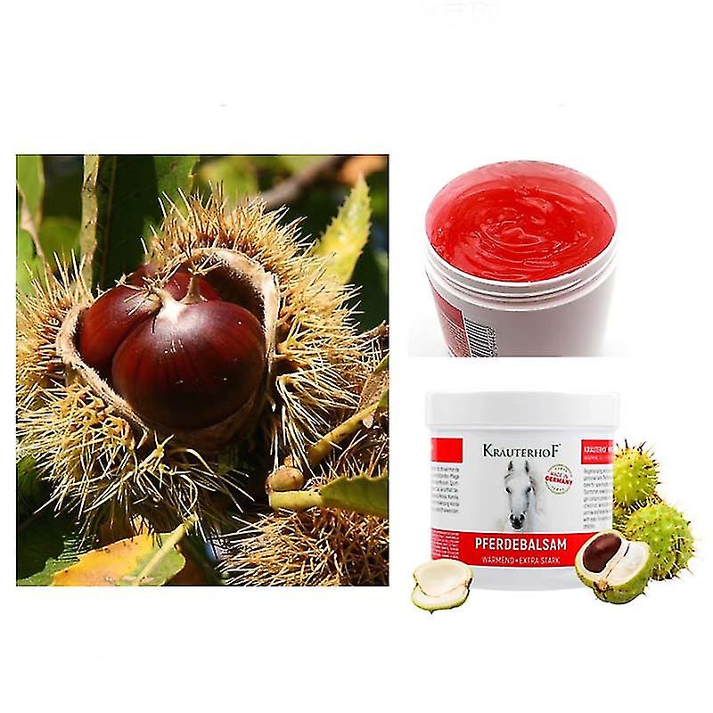 250ml/500ml Horse Balm Massage Oil Horse Chestnut Balm Massage Gel For Key Muscle Pain Relief Massage Cream Colour 500ml