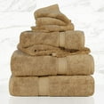 thumbnail image 2 of Superior Egyptian Cotton Heavyweight 6-Piece Towel Set, Toast, 2 of 8