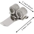 thumbnail image 2 of Clips para sujetar bolígrafos de acero inoxidable, 6 piezas, clip para sujetar bolígrafos con hebilla, clips para sujetar bolígrafos, soporte para bolígrafos de metal, soporte para, 2 of 4