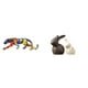 thumbnail image 1 of Elegante Conjunto De Figuras De Cerámica De Leopardo Y Conejo Para Decoración Del Hogar. Escultura De Animales, Adorno Perfecto Para Estantería, Vitrina Y Jardín Interior., 1 of 8