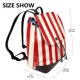 thumbnail image 2 of Disketp America Flags2 Mochila de Cuero para Mujer, Bolso de Espalda Antirrobo con Estilo para Viaje, Trabajo y Uso Diario, 2 of 4