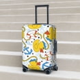 thumbnail image 5 of Uemuo Ducks and Anchors Printed Washable Luggage Cover - Fashion Suitcase Protector Fits 18-32 Inch Luggage -Small, 5 of 9