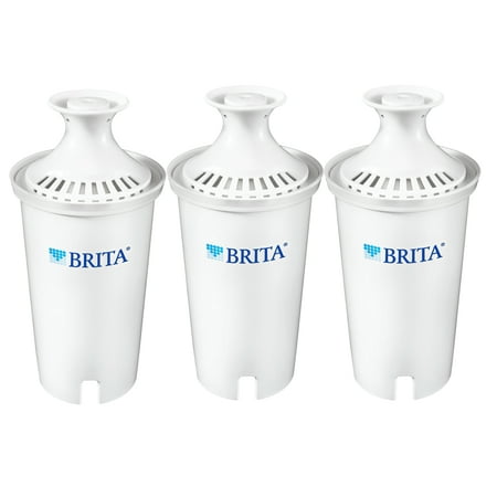 Brita Standard Water Filter, Standard Replacement Filters for Pitchers and Dispensers, BPA Free - 3 (Best Rated Water Filter Straw)