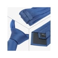 thumbnail image 3 of CORBATA CHIC para Hombres, Corbatas de Color Sólido, Corbatas Texturizadas Clásicas para Bodas Formales, Talla Única, Azul Acero, 3 of 4