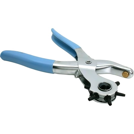 Rotary Leather Hole Punch Pliers Leathercraft Belt Tool