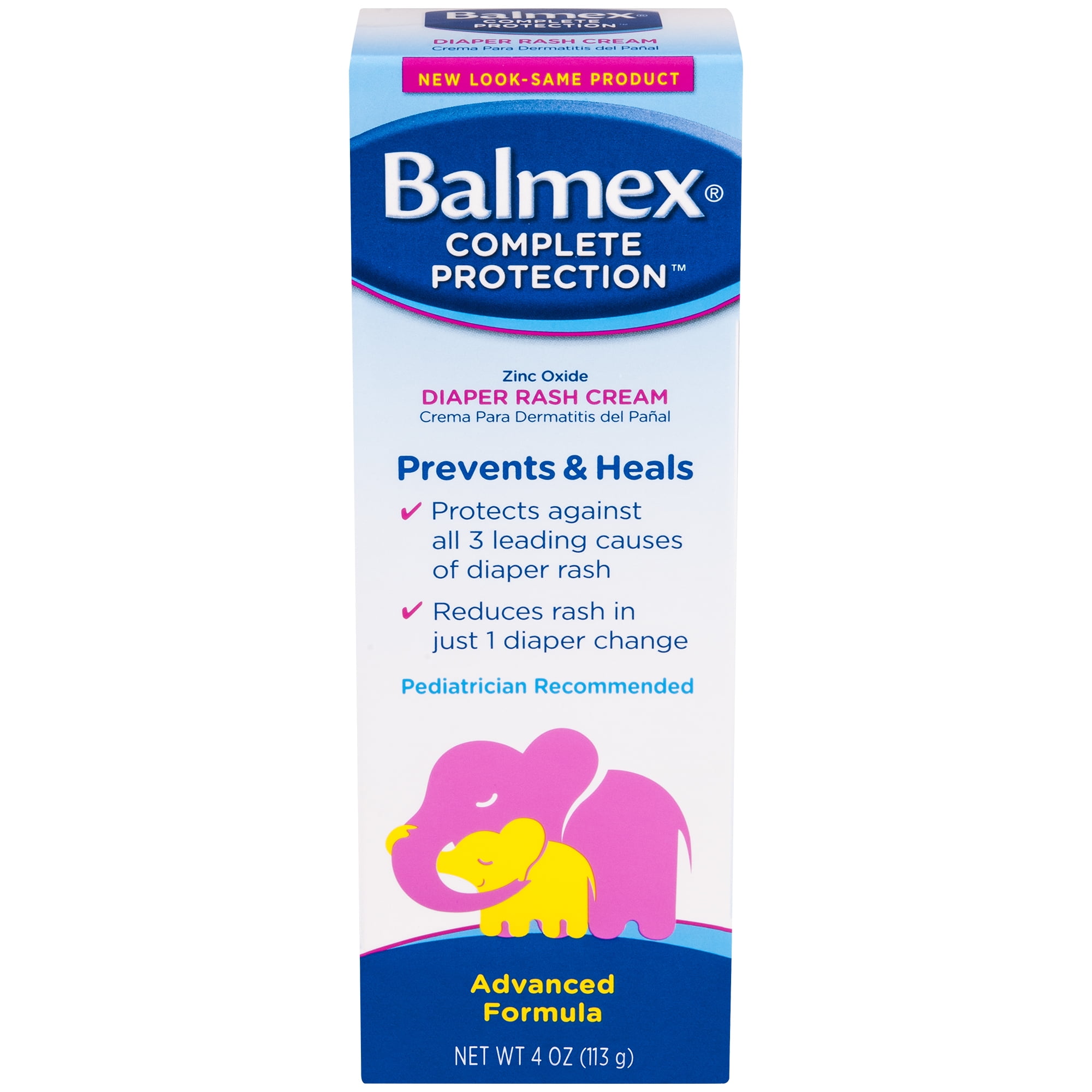 Balmex Diaper Rash Cream, 4 Oz Tube