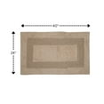 thumbnail image 2 of Extremely Absorbent Cotton Bath Rug 24" x 40" Natural by Perthshire Platinum Collection, 2 of 2