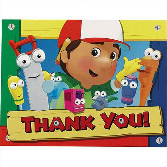 Handy Manny Thank You Notes w/ Env. (8ct)