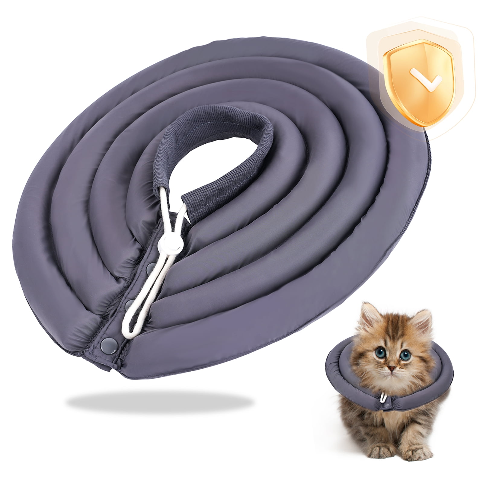 Cat Cone Collar Soft To Stop Licking Lightweight Cat Donut Collar