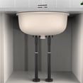 thumbnail image 3 of Bgsha 2Pcs Undermount Sink Brackets Adjustable Stainless Steel Sink Support Drill-Free Installation Repair Kit For Kitchen Bathroom, 3 of 10