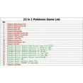thumbnail image 5 of 23 in1 NDs Pocket Games for NDS NDSL NDSi 3DS 2DS Multi Pokemn Album - color box, 5 of 5