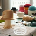 thumbnail image 4 of AURARMLET 2Pcs Baseball Cap Washing Cage Hat Cleaner for Machine Use White Plastic Hat Holder, 4 of 8