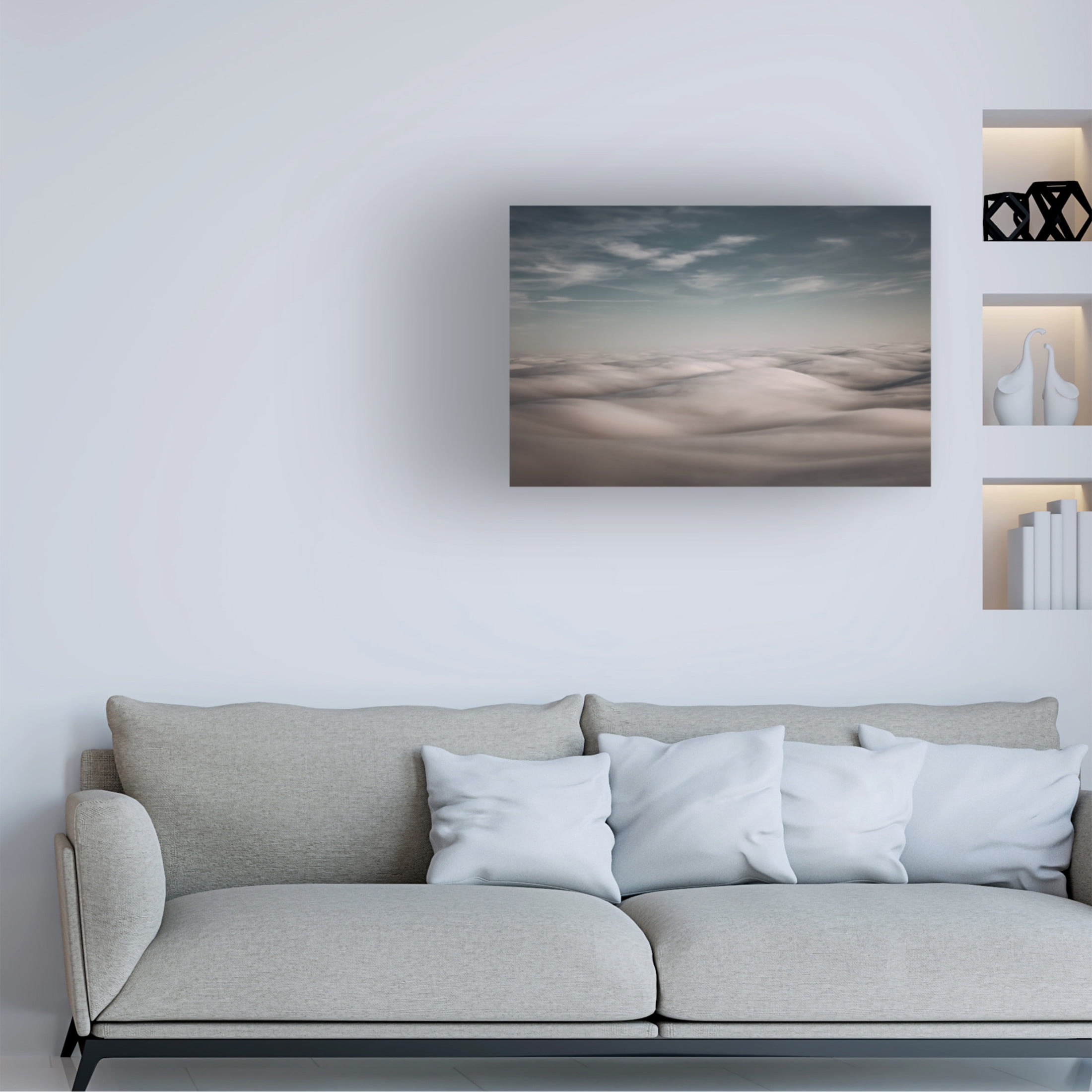 Trademark Fine Art Tim Mossholder Above The Clouds Canvas Wall Art
