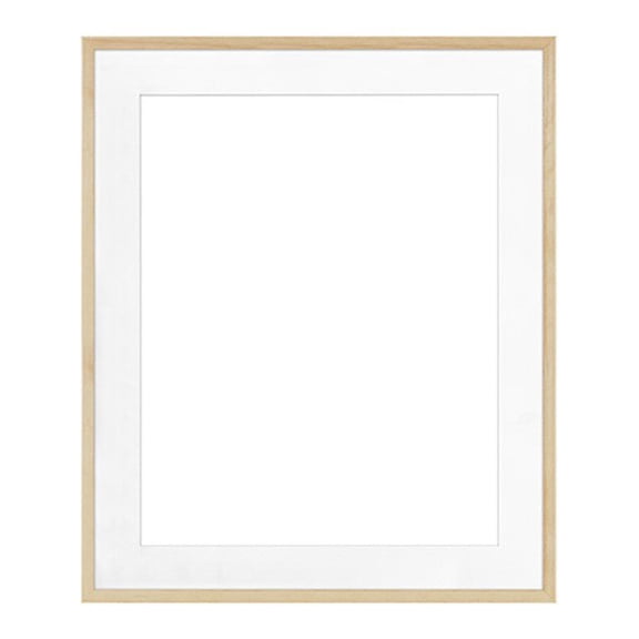 Framatic Woodworks 20x24" Natural Blonde Hardwood Frame Matted for a 16x20" Photograph