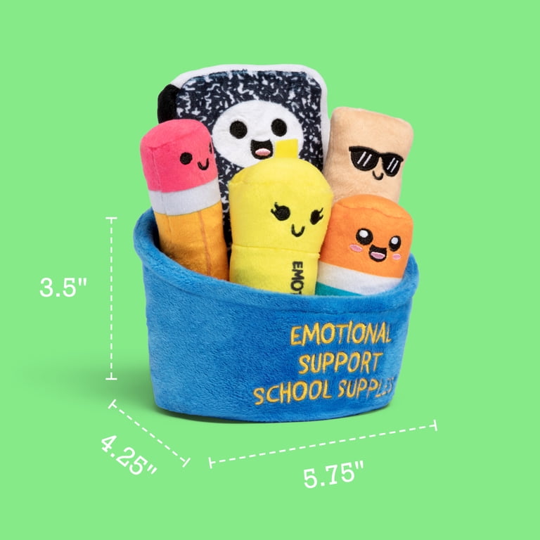 School Supply Plush Toys with Carrying Basket Set photo 6