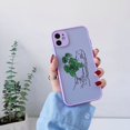thumbnail image 1 of Line Art Sketch Flower Girl Funda protectora para teléfono para iPhone 12 11 13 14 Pro MAX X XS XR SE 2 6s 7 8 Plus Funda dura translúcida Tan Jianjun unisex, 1 of 2