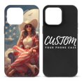 thumbnail image 1 of Personalized Custom Phone Case for iPhone 15 Pro Max, Design Your Own Unique Photo Phone Case (Black), 1 of 8