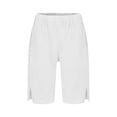 thumbnail image 4 of Summer Shorts for Girls Girls Casual Bermuda Shorts Kids Knee Length High Waisted Summer Shorts Comfy Drawstring Short Pants with Pockets, 4 of 4