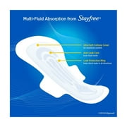 Stayfree Ultra Thin Pads with Wings, Unscented, Overnight, 28 Ct