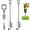 30''-2Pcs, variant on 18" Heavy-Duty Ground Anchors Screw in, 3" Wide Spiral Earth Anchors for Swing Set, Wind Resistant Mobile , Trampoline, Sheds - Fully Welded Ground Anchors-Set of 4