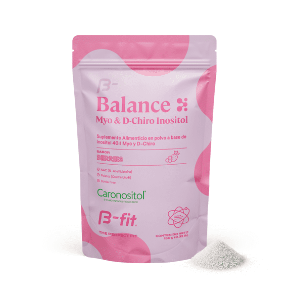 B-fit Myo Inositol Y D Chiro Inositol Fórmula 40:1 Con Folatos Y Nac 150g - Sabor Frutos Rojos - Suministro Para 1 Mes 30 Servicios