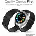 thumbnail image 2 of KOMI Strap Compatible with Gear S3/Gear S3 Classic/Galaxy Watch 46mm/Gear S3 Frontier/Gear 2 R380/Neo R381, Classic Genuine Leather Watch Band Strap for Gear S3, 2 of 8
