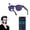 Purple, variant on AI Smart Glasses with Camera, 4K HD Video & Photo Capture, Real-Time Translation, Recording Glasses with AI Assistant, Open-Ear Audio, Object Recognition, Bluetooth, for Travel
