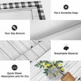 thumbnail image 6 of Summer Lemon Outdoor Rug for Patio/Deck/Porch, Non-Slip Large Area Rug 4 x 6 Ft, Potted Plant Black Plaid Vintage Wood Indoor Outdoor Rugs Washable Area Rugs, Reversible Camping Rug Carpet Runner, 6 of 8