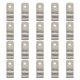 thumbnail image 1 of CRAFTHROU 50Ud Clips Para Sujeción De Cables En Práctico Y Resistente Color Plateado, 1 of 8