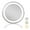 White, variant on Gymax 16'' Round Makeup Vanity Mirror 3 Color Dimmable Lights Memory Function White