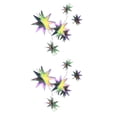 thumbnail image 4 of Kearding 1 Juego de decoraciones de estrellas, adorno colgante, colgante de estrellas estéreo Simple, colgantes de Navidad, decoración Vistoso 2piezas, 4 of 6