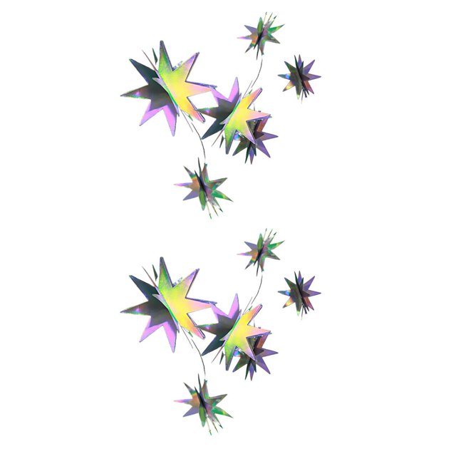 Juego de decoraciones de estrellas Toystoory 2piezas para el hogar Colorido