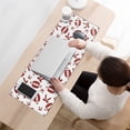 thumbnail image 3 of Long Mouse Pads for Desk,Football and Ribbon Shapes Pattern Desk Mats on Top Of Desks, Desk Mouse Pad Extra Large with 3mm Non-Slip Base and Stitched Edge for Gaming,Office,Work,Home 31.5"x11.8", 3 of 6