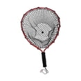 thumbnail image 3 of Colaxi Fishing Landing Net Fishing Mesh Net Durable Silicone Mesh Wading Net Net for Kayak Freshwater Saltwater Outdoor Fishing Red, 3 of 8