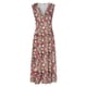 thumbnail image 4 of Vestido Corto de Verano de Moda sin Mangas con Cuello en V Impreso Vestido Casual Grande Del Doblado para Diario, 4 of 5