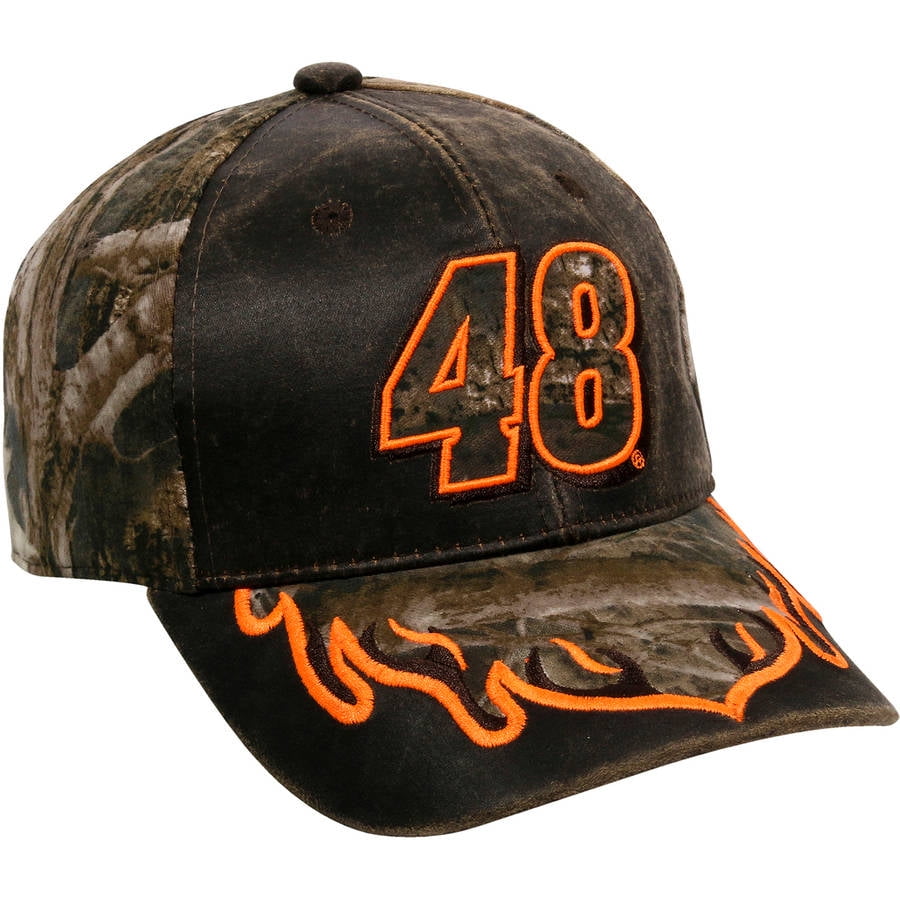 NASCAR - NASCAR camo and weathered cotton number hat; Jimmie Johnson ...