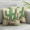 thumbnail image 3 of JEUXUS  Please Hug Me Cactus Funny Quote Decor Spring Summer Decoration Home Decorative Throw Pillow Case Cushion Cover with Words Sofa Couch,, 3 of 5