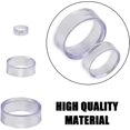 thumbnail image 3 of Universal 9pcs Acrylic Clear Display Stand Mini Stand Football Stand Display Stand for Crystal Ball Quartz Glass Stone, 3 of 5